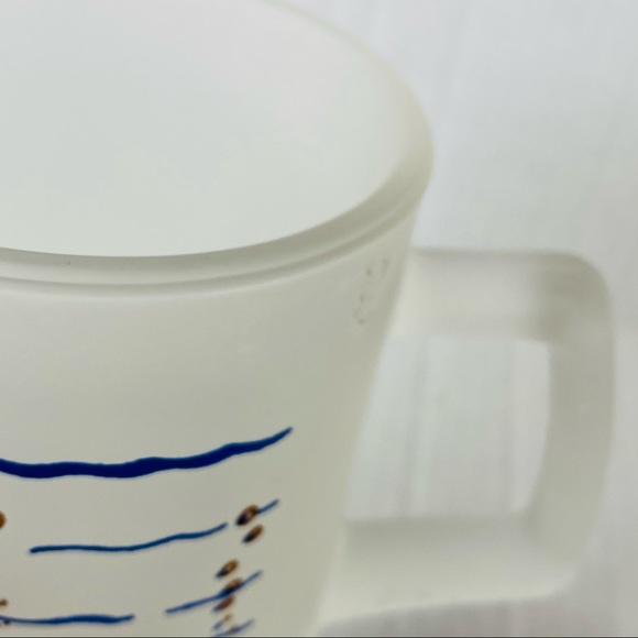 Tiara 1983 fishing Pedestal Coffee Frosted mug - Picture 5 of 6